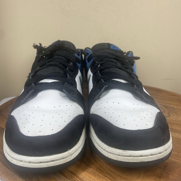 Nike Dunk Low Airbrush Industrial Blue Mens Blue Black Size 13 Shoes FD6923-100 - Picture 3 of 10